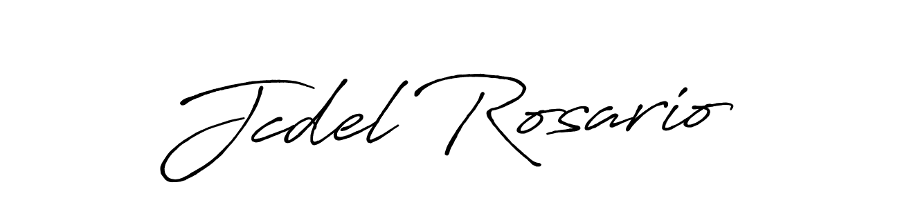 Jcdel Rosario stylish signature style. Best Handwritten Sign (Antro_Vectra_Bolder) for my name. Handwritten Signature Collection Ideas for my name Jcdel Rosario. Jcdel Rosario signature style 7 images and pictures png