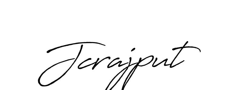 Make a beautiful signature design for name Jcrajput. Use this online signature maker to create a handwritten signature for free. Jcrajput signature style 7 images and pictures png