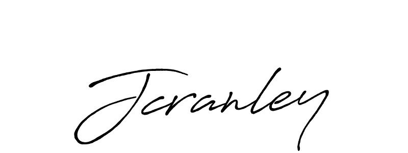 Make a beautiful signature design for name Jcranley. With this signature (Antro_Vectra_Bolder) style, you can create a handwritten signature for free. Jcranley signature style 7 images and pictures png