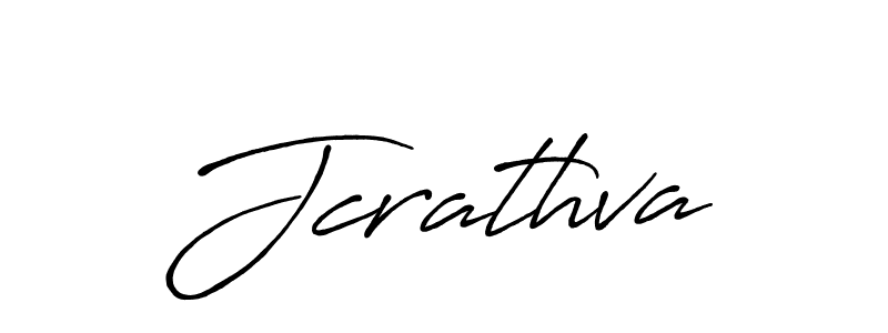 Make a beautiful signature design for name Jcrathva. With this signature (Antro_Vectra_Bolder) style, you can create a handwritten signature for free. Jcrathva signature style 7 images and pictures png