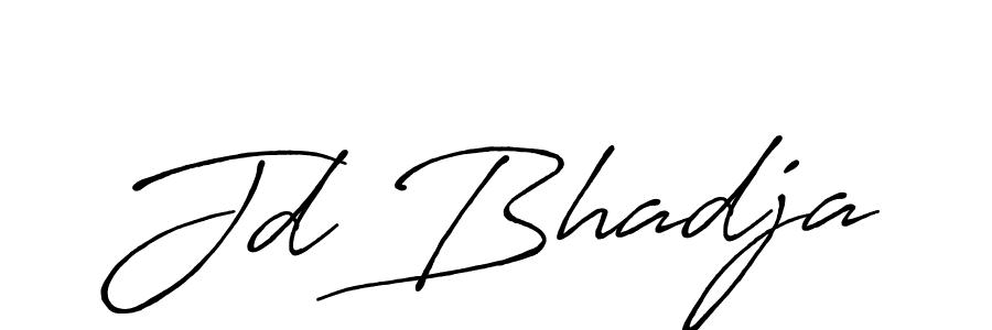 You should practise on your own different ways (Antro_Vectra_Bolder) to write your name (Jd Bhadja) in signature. don't let someone else do it for you. Jd Bhadja signature style 7 images and pictures png