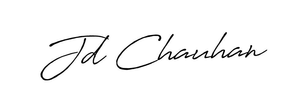 Also we have Jd Chauhan name is the best signature style. Create professional handwritten signature collection using Antro_Vectra_Bolder autograph style. Jd Chauhan signature style 7 images and pictures png