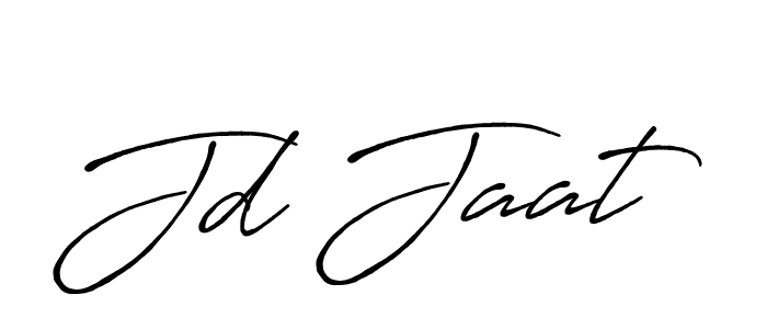 How to make Jd Jaat name signature. Use Antro_Vectra_Bolder style for creating short signs online. This is the latest handwritten sign. Jd Jaat signature style 7 images and pictures png