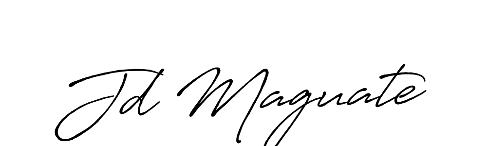 Use a signature maker to create a handwritten signature online. With this signature software, you can design (Antro_Vectra_Bolder) your own signature for name Jd Maguate. Jd Maguate signature style 7 images and pictures png