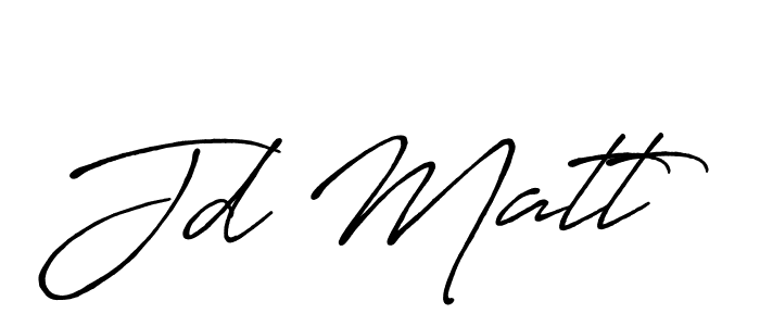 The best way (Antro_Vectra_Bolder) to make a short signature is to pick only two or three words in your name. The name Jd Matt include a total of six letters. For converting this name. Jd Matt signature style 7 images and pictures png