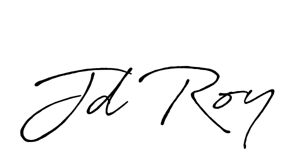 The best way (Antro_Vectra_Bolder) to make a short signature is to pick only two or three words in your name. The name Jd Roy include a total of six letters. For converting this name. Jd Roy signature style 7 images and pictures png