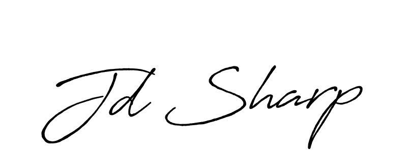 Make a beautiful signature design for name Jd Sharp. Use this online signature maker to create a handwritten signature for free. Jd Sharp signature style 7 images and pictures png