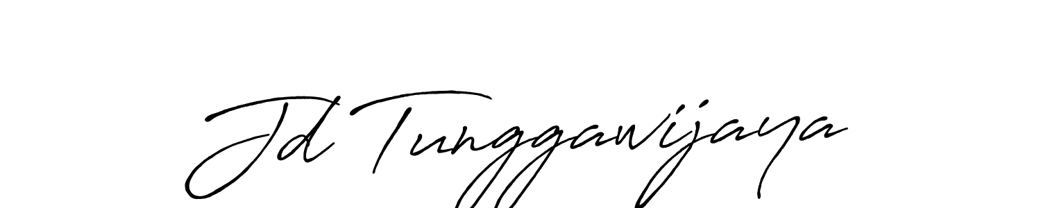 This is the best signature style for the Jd Tunggawijaya name. Also you like these signature font (Antro_Vectra_Bolder). Mix name signature. Jd Tunggawijaya signature style 7 images and pictures png
