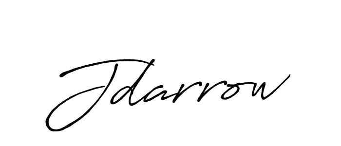 How to make Jdarrow name signature. Use Antro_Vectra_Bolder style for creating short signs online. This is the latest handwritten sign. Jdarrow signature style 7 images and pictures png