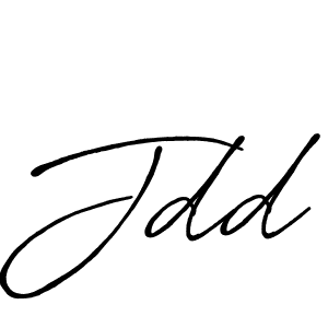 Create a beautiful signature design for name Jdd. With this signature (Antro_Vectra_Bolder) fonts, you can make a handwritten signature for free. Jdd signature style 7 images and pictures png