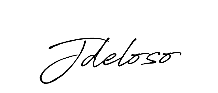 How to make Jdeloso signature? Antro_Vectra_Bolder is a professional autograph style. Create handwritten signature for Jdeloso name. Jdeloso signature style 7 images and pictures png