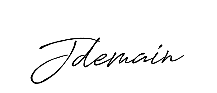 Make a beautiful signature design for name Jdemain. With this signature (Antro_Vectra_Bolder) style, you can create a handwritten signature for free. Jdemain signature style 7 images and pictures png