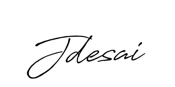 Jdesai stylish signature style. Best Handwritten Sign (Antro_Vectra_Bolder) for my name. Handwritten Signature Collection Ideas for my name Jdesai. Jdesai signature style 7 images and pictures png