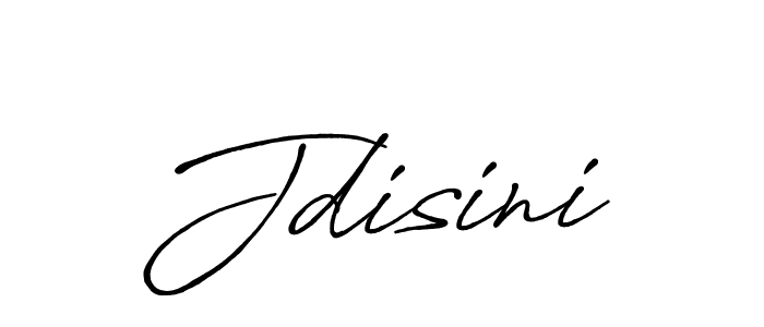 Design your own signature with our free online signature maker. With this signature software, you can create a handwritten (Antro_Vectra_Bolder) signature for name Jdisini. Jdisini signature style 7 images and pictures png