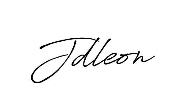 Use a signature maker to create a handwritten signature online. With this signature software, you can design (Antro_Vectra_Bolder) your own signature for name Jdleon. Jdleon signature style 7 images and pictures png