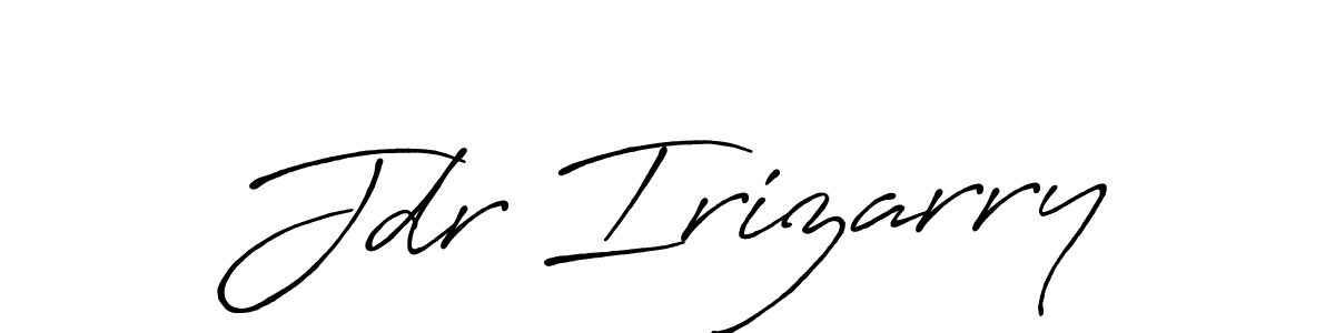 Jdr Irizarry stylish signature style. Best Handwritten Sign (Antro_Vectra_Bolder) for my name. Handwritten Signature Collection Ideas for my name Jdr Irizarry. Jdr Irizarry signature style 7 images and pictures png