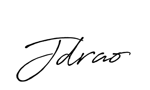 How to make Jdrao signature? Antro_Vectra_Bolder is a professional autograph style. Create handwritten signature for Jdrao name. Jdrao signature style 7 images and pictures png