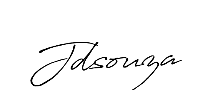 Jdsouza stylish signature style. Best Handwritten Sign (Antro_Vectra_Bolder) for my name. Handwritten Signature Collection Ideas for my name Jdsouza. Jdsouza signature style 7 images and pictures png