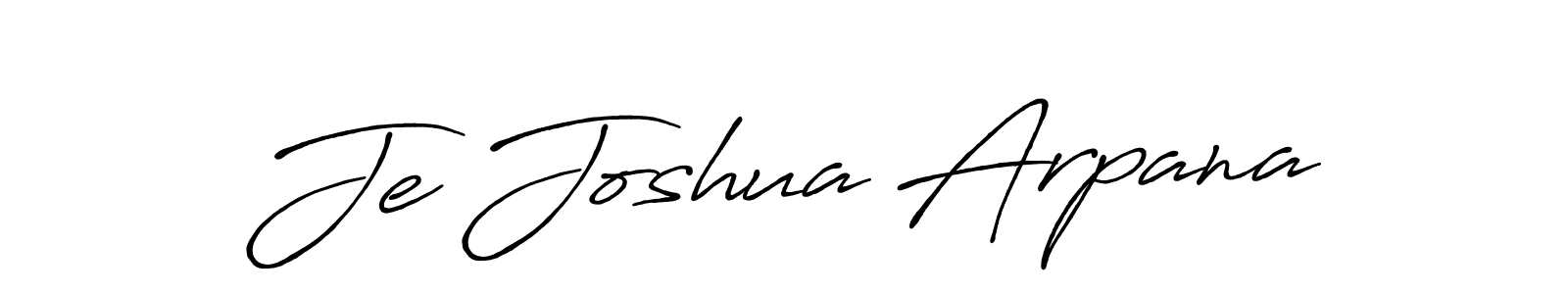 You can use this online signature creator to create a handwritten signature for the name Je Joshua Arpana. This is the best online autograph maker. Je Joshua Arpana signature style 7 images and pictures png