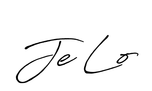 if you are searching for the best signature style for your name Je Lo. so please give up your signature search. here we have designed multiple signature styles  using Antro_Vectra_Bolder. Je Lo signature style 7 images and pictures png