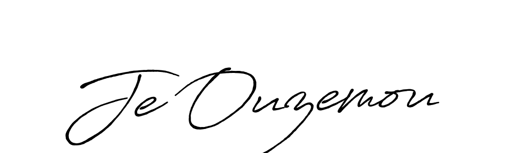 It looks lik you need a new signature style for name Je Ouzemou. Design unique handwritten (Antro_Vectra_Bolder) signature with our free signature maker in just a few clicks. Je Ouzemou signature style 7 images and pictures png