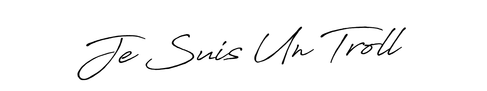 How to Draw Je Suis Un Troll signature style? Antro_Vectra_Bolder is a latest design signature styles for name Je Suis Un Troll. Je Suis Un Troll signature style 7 images and pictures png