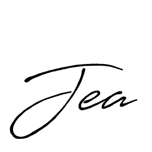 Use a signature maker to create a handwritten signature online. With this signature software, you can design (Antro_Vectra_Bolder) your own signature for name Jea. Jea signature style 7 images and pictures png
