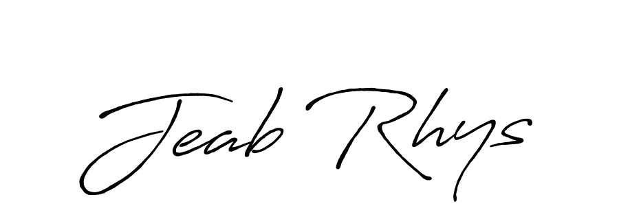 This is the best signature style for the Jeab Rhys name. Also you like these signature font (Antro_Vectra_Bolder). Mix name signature. Jeab Rhys signature style 7 images and pictures png