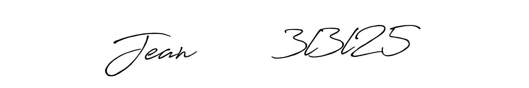 Also we have Jean        3l3l25 name is the best signature style. Create professional handwritten signature collection using Antro_Vectra_Bolder autograph style. Jean        3l3l25 signature style 7 images and pictures png