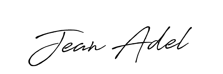 Antro_Vectra_Bolder is a professional signature style that is perfect for those who want to add a touch of class to their signature. It is also a great choice for those who want to make their signature more unique. Get Jean Adel name to fancy signature for free. Jean Adel signature style 7 images and pictures png