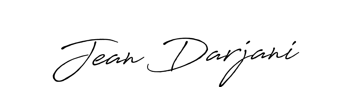 Also You can easily find your signature by using the search form. We will create Jean Darjani name handwritten signature images for you free of cost using Antro_Vectra_Bolder sign style. Jean Darjani signature style 7 images and pictures png