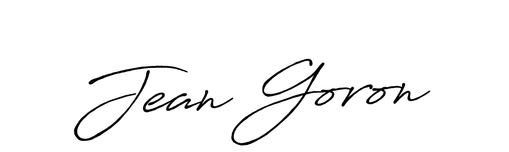 Also You can easily find your signature by using the search form. We will create Jean Goron name handwritten signature images for you free of cost using Antro_Vectra_Bolder sign style. Jean Goron signature style 7 images and pictures png