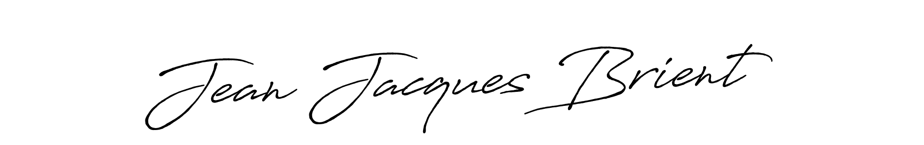 Make a beautiful signature design for name Jean Jacques Brient. With this signature (Antro_Vectra_Bolder) style, you can create a handwritten signature for free. Jean Jacques Brient signature style 7 images and pictures png