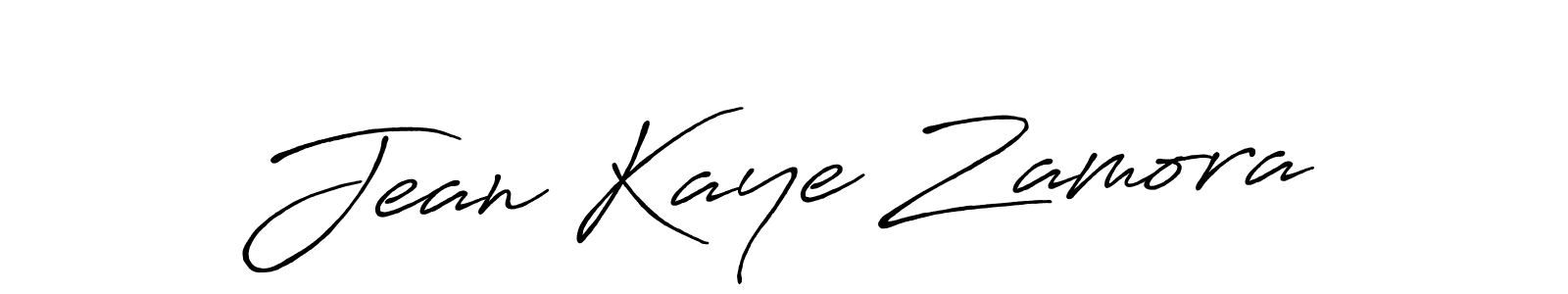 How to make Jean Kaye Zamora name signature. Use Antro_Vectra_Bolder style for creating short signs online. This is the latest handwritten sign. Jean Kaye Zamora signature style 7 images and pictures png