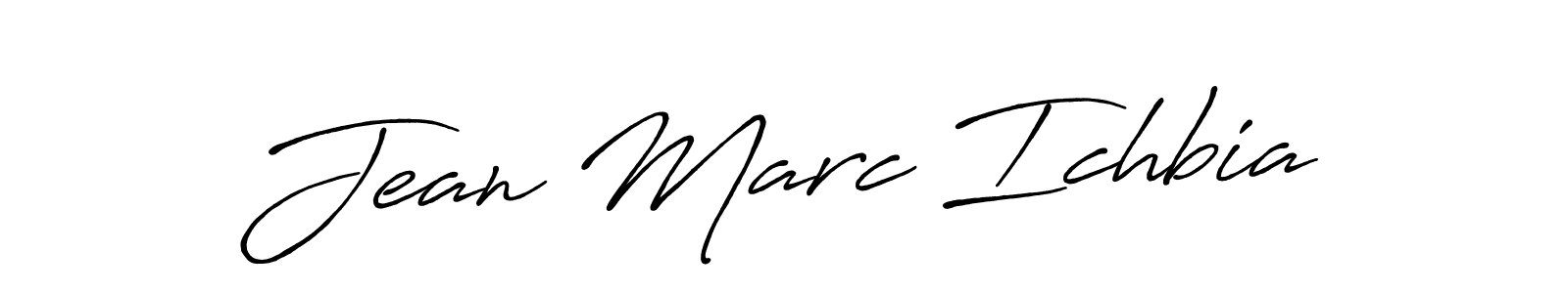 Use a signature maker to create a handwritten signature online. With this signature software, you can design (Antro_Vectra_Bolder) your own signature for name Jean Marc Ichbia. Jean Marc Ichbia signature style 7 images and pictures png