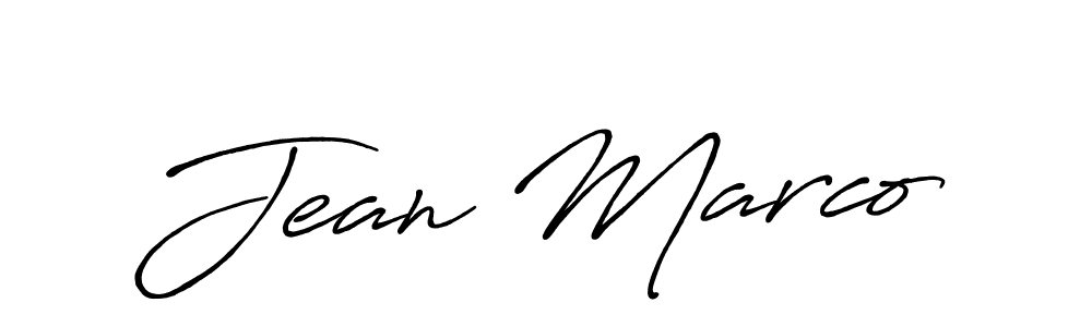 Jean Marco stylish signature style. Best Handwritten Sign (Antro_Vectra_Bolder) for my name. Handwritten Signature Collection Ideas for my name Jean Marco. Jean Marco signature style 7 images and pictures png