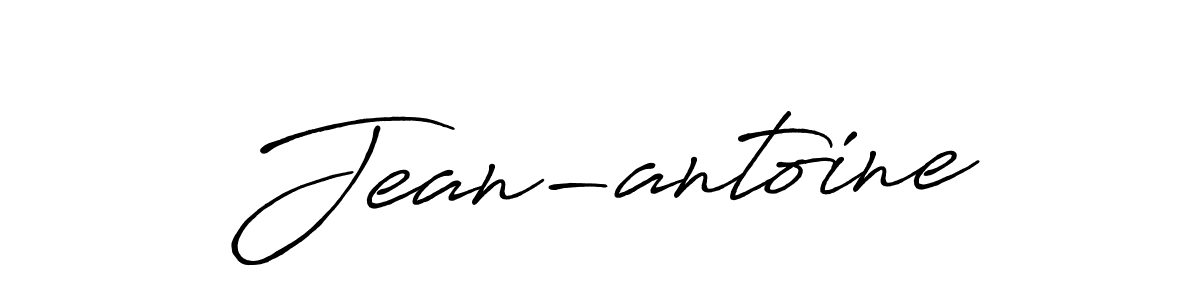 Make a beautiful signature design for name Jean-antoine. Use this online signature maker to create a handwritten signature for free. Jean-antoine signature style 7 images and pictures png