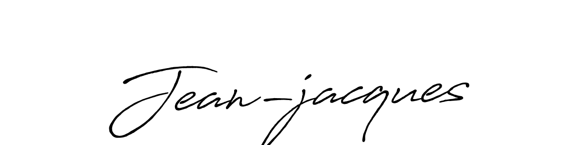 How to make Jean-jacques name signature. Use Antro_Vectra_Bolder style for creating short signs online. This is the latest handwritten sign. Jean-jacques signature style 7 images and pictures png