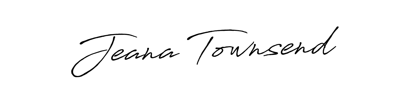 if you are searching for the best signature style for your name Jeana Townsend. so please give up your signature search. here we have designed multiple signature styles  using Antro_Vectra_Bolder. Jeana Townsend signature style 7 images and pictures png