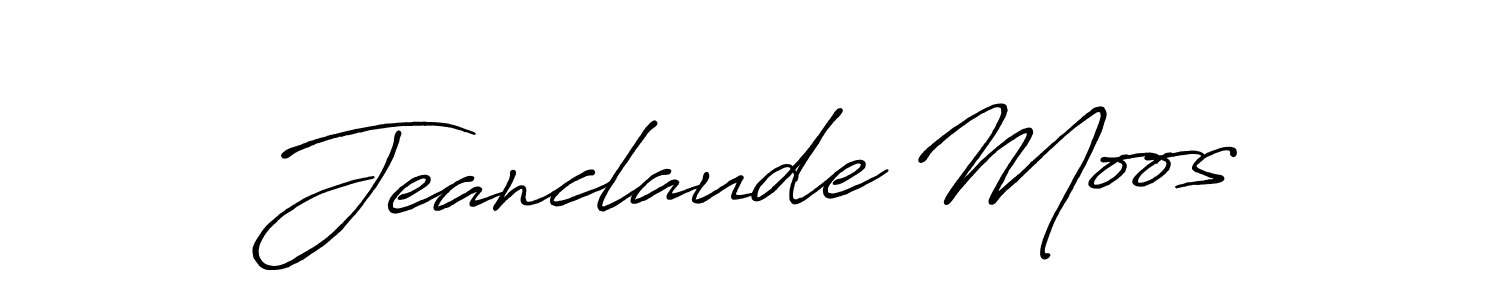 Antro_Vectra_Bolder is a professional signature style that is perfect for those who want to add a touch of class to their signature. It is also a great choice for those who want to make their signature more unique. Get Jeanclaude Moos name to fancy signature for free. Jeanclaude Moos signature style 7 images and pictures png