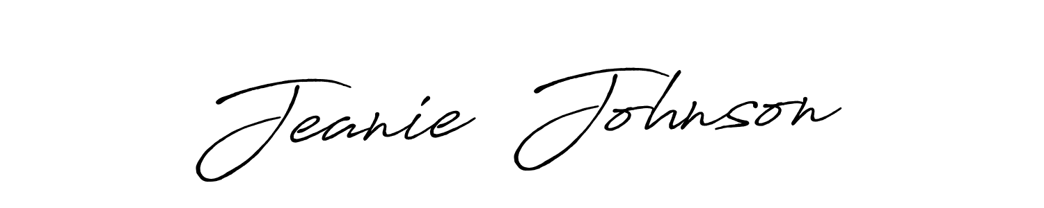 Once you've used our free online signature maker to create your best signature Antro_Vectra_Bolder style, it's time to enjoy all of the benefits that Jeanie  Johnson name signing documents. Jeanie  Johnson signature style 7 images and pictures png