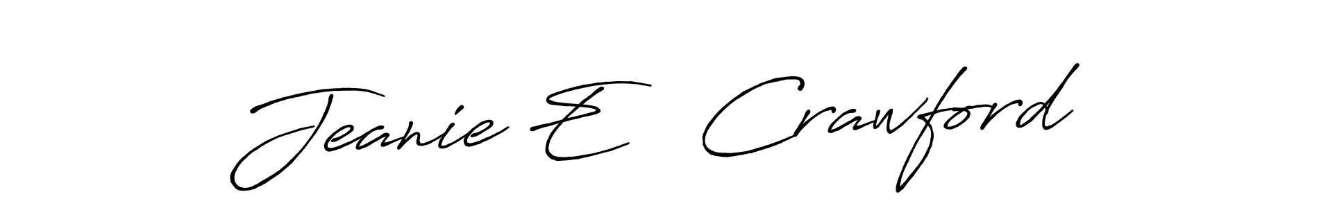 Check out images of Autograph of Jeanie E   Crawford name. Actor Jeanie E   Crawford Signature Style. Antro_Vectra_Bolder is a professional sign style online. Jeanie E   Crawford signature style 7 images and pictures png