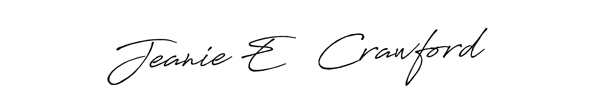 Best and Professional Signature Style for Jeanie E   Crawford. Antro_Vectra_Bolder Best Signature Style Collection. Jeanie E   Crawford signature style 7 images and pictures png