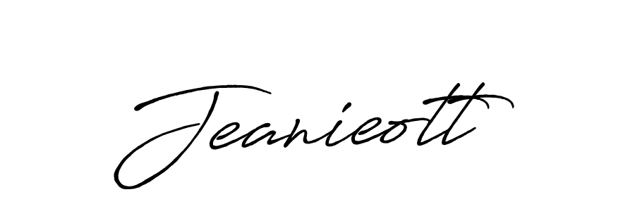 Also we have Jeanieott name is the best signature style. Create professional handwritten signature collection using Antro_Vectra_Bolder autograph style. Jeanieott signature style 7 images and pictures png