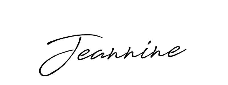 Here are the top 10 professional signature styles for the name Jeannine. These are the best autograph styles you can use for your name. Jeannine signature style 7 images and pictures png