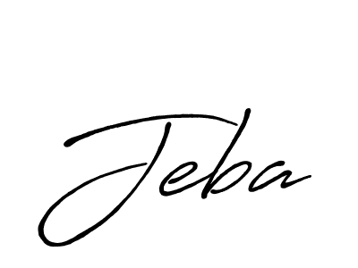 Similarly Antro_Vectra_Bolder is the best handwritten signature design. Signature creator online .You can use it as an online autograph creator for name Jeba. Jeba signature style 7 images and pictures png