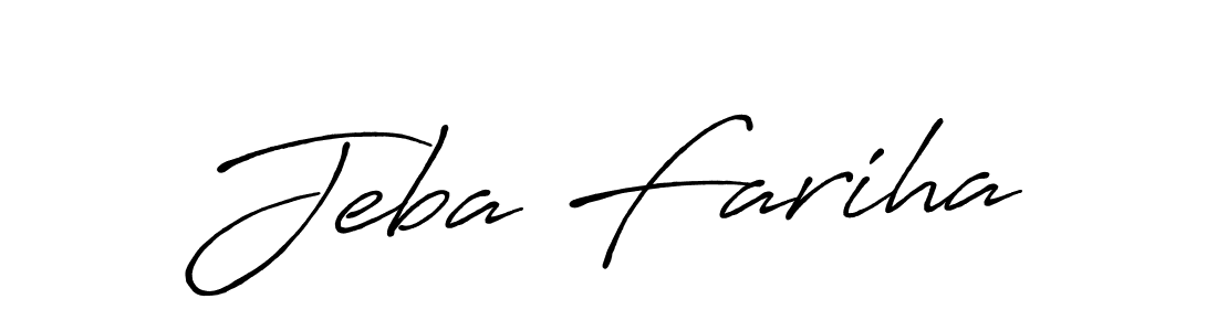 The best way (Antro_Vectra_Bolder) to make a short signature is to pick only two or three words in your name. The name Jeba Fariha include a total of six letters. For converting this name. Jeba Fariha signature style 7 images and pictures png