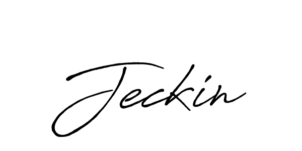 The best way (Antro_Vectra_Bolder) to make a short signature is to pick only two or three words in your name. The name Jeckin include a total of six letters. For converting this name. Jeckin signature style 7 images and pictures png