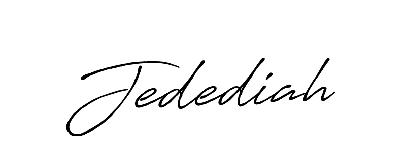 Also we have Jedediah name is the best signature style. Create professional handwritten signature collection using Antro_Vectra_Bolder autograph style. Jedediah signature style 7 images and pictures png