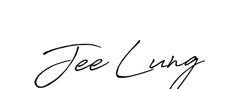 Similarly Antro_Vectra_Bolder is the best handwritten signature design. Signature creator online .You can use it as an online autograph creator for name Jee Lung. Jee Lung signature style 7 images and pictures png